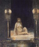 Fernand Khnopff Of Animality Spain oil painting artist